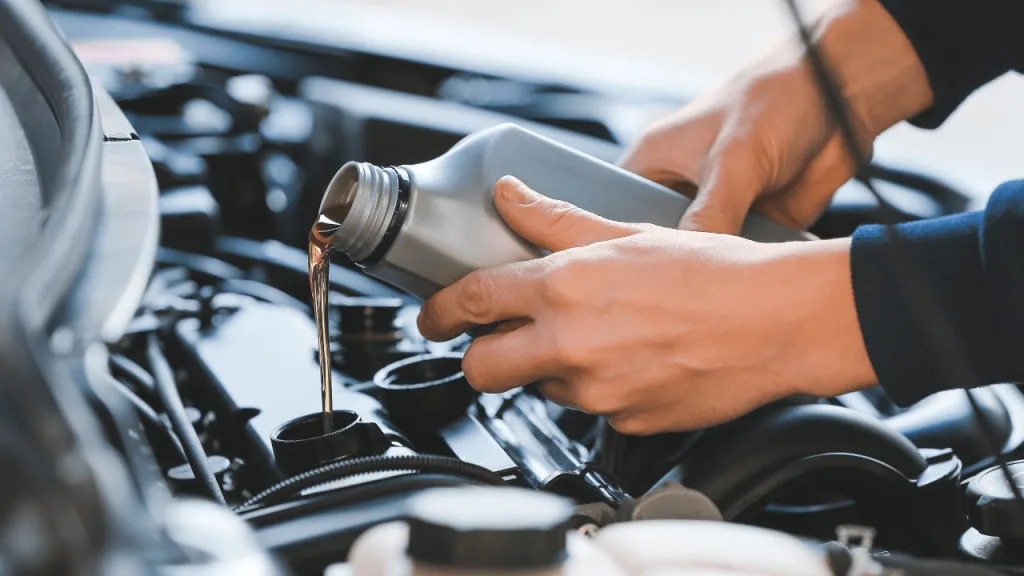 Car being serviced at a garage in Cork