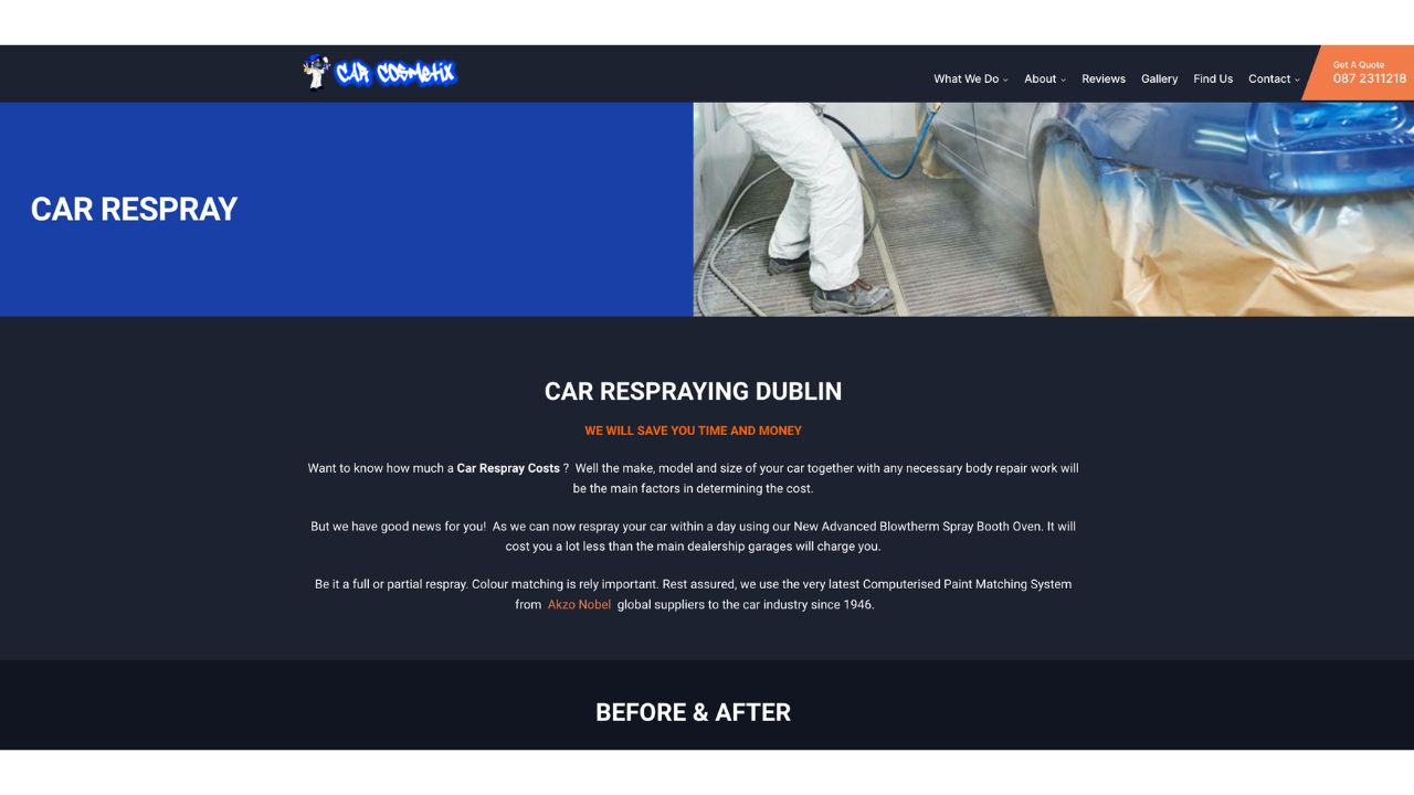 Unveiling the 5 Best Car Respray Options in Dublin IrishCars.ie